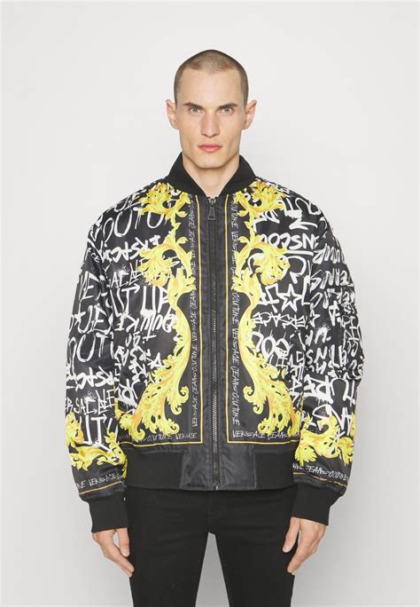 mans versace jeans baroque bomber jacket|Versace Jeans Couture baroque.